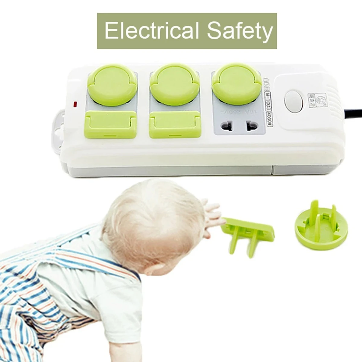 Baby Safety Electric Socket Plug Cover (15 Pcs Box)