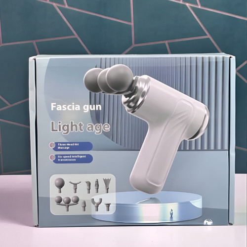 Fascia Gun Light Age 3-Head Deep Tissue Massage Gun